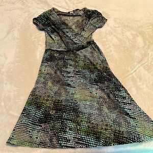 Womens Multi Color Dress-Medium